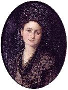 Ignacio Pinazo Camarlench Retrato de Dona Teresa Martenez oil painting artist